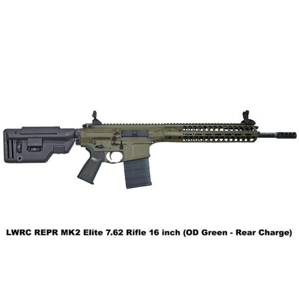 Lwrc Repr Mkii Elite 7.62 Nato Rifle 16 Inch (Od Green  Rear Charge)