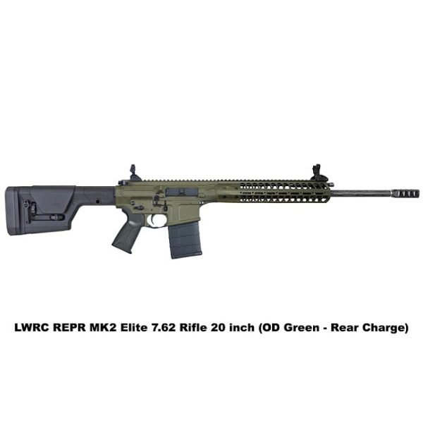 Lwrc Repr Mkii Elite 7.62 Nato Rifle 20 Inch (Od Green  Rear Ch