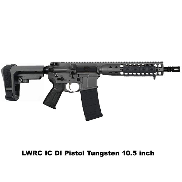 Lwrc Ic Di Pistol Tungsten, Mlok, Lwrc Icdip5Tg10, Lwrc Icdip5Tg10Sba3, Lwrc 850050325802 For Sale, In Stock, On Sale