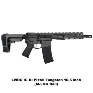 LWRC IC DI Pistol Tungsten, M-LOK, LWRC ICDIP5TG10ML, LWRC ICDIP5TG10MLSBA3, LWRC 850016966230 For Sale, in Stock, on Sale