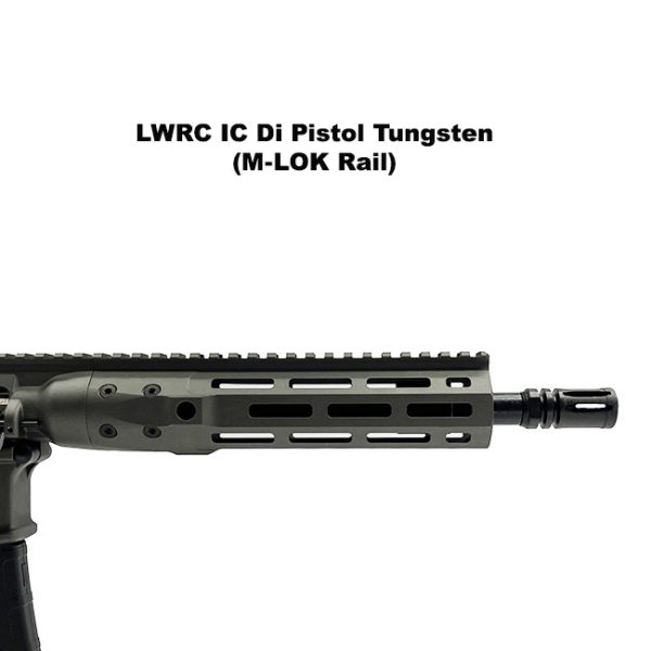 Lwrc Ic Di Pistol Tungsten, Mlok, Lwrc Icdip5Tg10Ml, Lwrc Icdip5Tg10Mlsba3, Lwrc 850016966230 For Sale, In Stock, On Sale