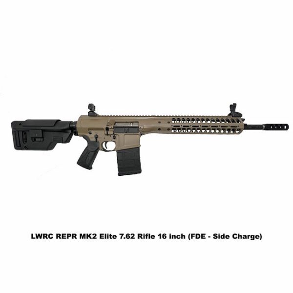 Lwrc Repr Mkii Elite 7.62 Nato Rifle 16 Inch (Fde  Side Charge)