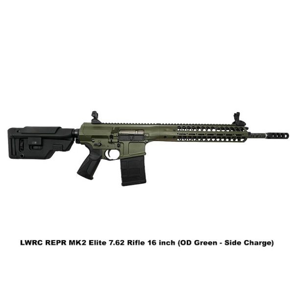 Lwrc Repr Mkii Elite 7.62 Nato Rifle 16 Inch (Od Green  Side Ch
