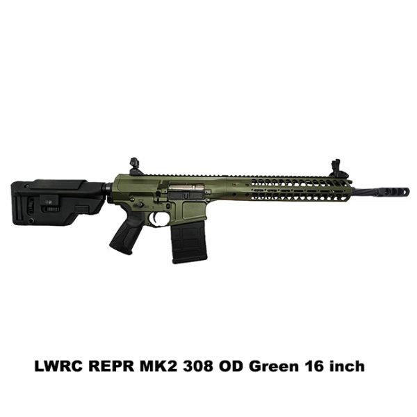 Lwrc Repr Mk2 308  16 Inch Od Green, Lwrc Repr 308 16 Inch Od Green, Lwrc Reprmkiir7Odgf16Sc, Lwrc 850002972023, For Sale, In Stock, On Sale