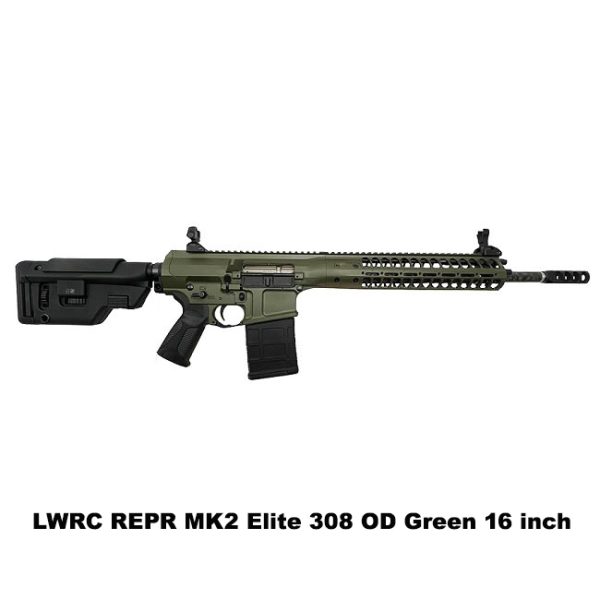 Lwrc Repr Mk2 Elite 308  Side Charge, Od Green, Lwrc Reprmkiir7Odgpr16Sc, Lwrc 850002972221, For Sale, In Stock, On Sale