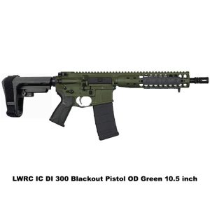 LWRC IC DI 300 Blackout Pistol OD Green, LWRC DI 300 Blk Pistol OD Green, LWRC ICDIP3ODG10, LWRC ICDIP3ODG10SBA3, For Sale, in Stock, on Sale