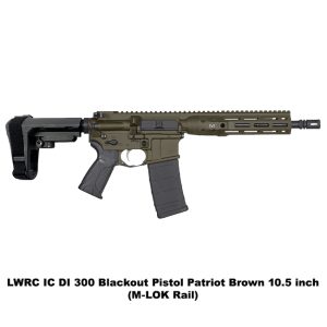 LWRC IC DI 300 Blackout Pistol Patriot Brown, LWRC DI 300 Blk Pistol Patriot Brown, M-lok, LWRC ICDIP3PBC10ML, LWRC ICDIP3PBC10MLSBA3, For Sale, in Stock, on Sale