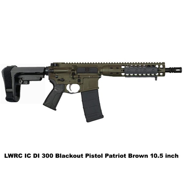 Lwrc Ic Di 300 Blackout Pistol Patriot Brown, Lwrc Di 300 Blk Pistol Patriot Brown, Lwrc Icdip3Pbc10, Lwrc Icdip3Pbc10Sba3, For Sale, In Stock, On Sale
