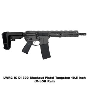 LWRC IC DI 300 Blackout Pistol Tungsten, LWRC DI 300 Blk Pistol Tungsten, M-lok, LWRC ICDIP3TG10ML, LWRC ICDIP3TG10MLSBA3, For Sale, in Stock, on Sale