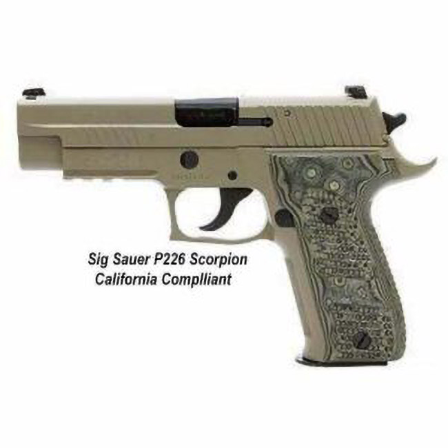 Sig Sauer P226 Scorpion California Compliant (10 Round), 226R-9-SCPN-CA, 798681450107 for Sale, in Stock, on Sale