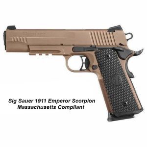 Sig Sauer 1911 Emperor Scorpion Massachusetts Compliant, 1911RM-45-ESCPN, 798681583423 for Sale, in Stock, on Sale