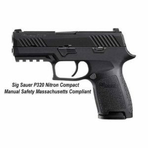 Sig Sauer P320 Nitron Compact Manual Safety MASS Compliant, 320C-9-BSS-MS-MA, 798681553372, for Sale, in Stock, on Sale