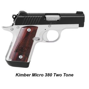 Kimber Micro 380 Two Tone, Rosewood Grips, 3300206, 669278332062, for Sale, in Stock, on Sale