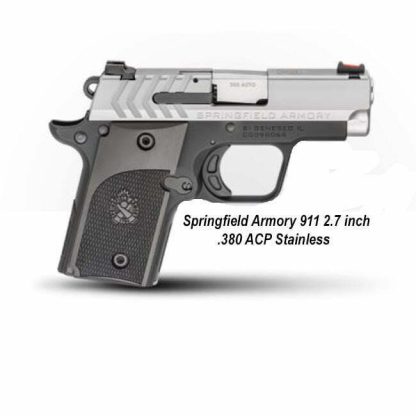 Springfield Armory 911 2.7 inch .380 ACP Stainless, PG9109S, in Stock, For Sale