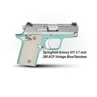 Springfield Armory 911 2.7 inch .380 ACP Vintage Blue/Stainless, PG9109VBS, in Stock, For Sale