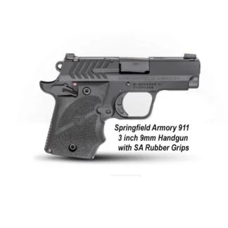 Springfield Armory 911 3 inch 9mm Handgun with SA Rubber Grips, PG9119H, in Stock, For Sale