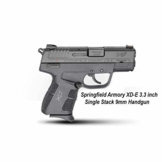 Springfield Armory XD-E 3.3 inch Single Stack 9mm Handgun, XDE9339BE, in Stock, For Sale