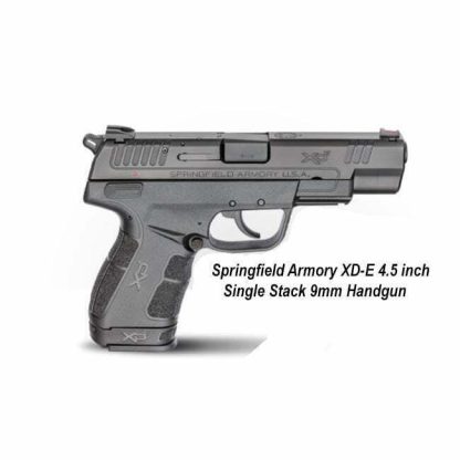 Springfield Armory XD-E 4.5 inch Single Stack 9mm Handgun, XDE9459B, in Stock, For Sale