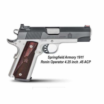 Springfield Armory 1911 Ronin Operator 4.25 inch .45 ACP Handgun, PX9118L, PX9117L, 706397929626, 706397929633, in Stock, For Sale