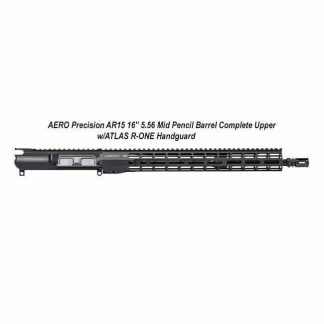 AERO Precision AR15 16" 5.56 Mid Pencil Barrel Complete Upper w/ATLAS R-ONE Handguard, APAR610605M39, in Stock, For Sale