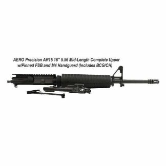 AERO Precision AR15 16" 5.56 Mid-Length Complete Upper w/Pinned FSB and M4 Handguard (Includes BCG/CH), APAR505731, in Stock, For Sale