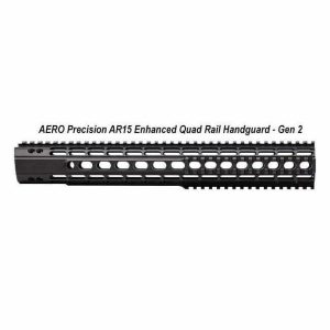 aero ar15 enhanced quad rail hanguard black