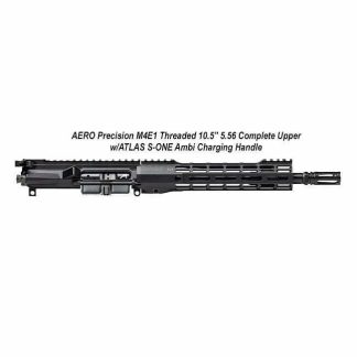 AERO Precision M4E1 Threaded 10.5" 5.56 Complete Upper w/ATLAS S-ONE Ambi Charging Handle, Black, APPG900006, in Stock, For Sale
