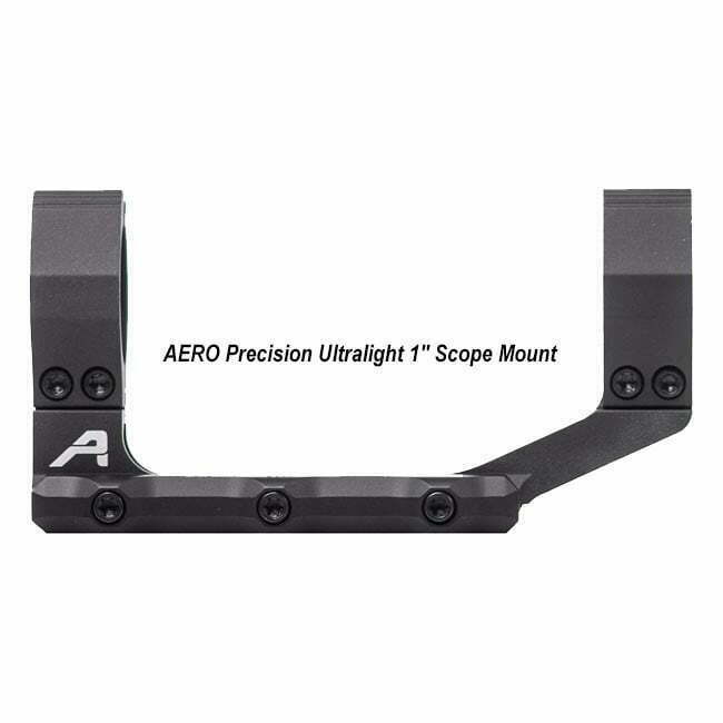 Aero Apra210100 Ultralight 1In Standard Scope Mount Black