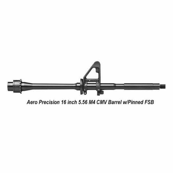 Aero Aprh100434 16In 5.56 M4 Cmv Carbine Length Barrel W Pinned Fsb Black