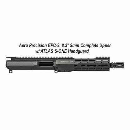Aero Precision EPC-9 8.3" 9mm Complete Upper w/ ATLAS S-ONE Handguard, Black, APAR620101M85, in Stock, for Sale