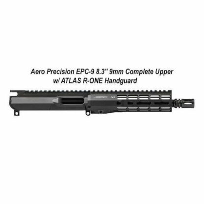 Aero Precision EPC-9 8.3" 9mm Complete Upper w/ ATLAS R-ONE Handguard, Black, APAR620701M85