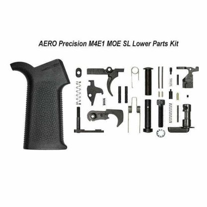 AERO Precision M4E1 MOE SL Lower Parts Kit, Black, APRH100970, 00815421027570, in Stock, For Sale