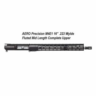 AERO Precision M4E1 16" .223 Wylde Fluted Mid Length Complete Upper , APAR610605M50, 00840014610181, in Stock, for Sale
