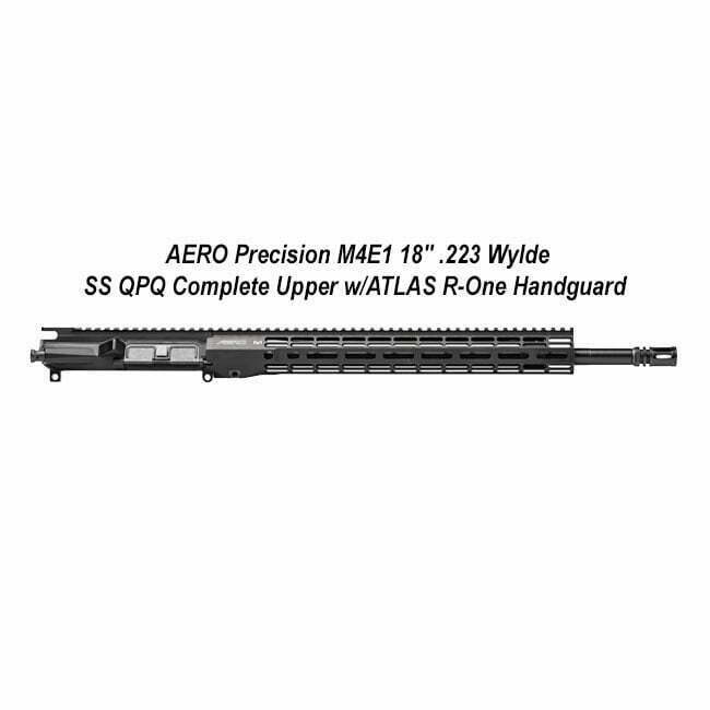 Aero Apar700705M73 M4E1 T Complete Upper 18 223 Wylde Ss Qpq Rifle Length Rm15 Black 1 1