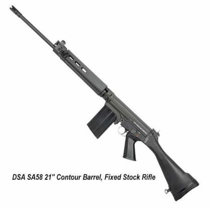 DSA SA58 21" Contour Barrel, Fixed Stock Rifle, SA5821MCCM-A, in Stock, for Sale