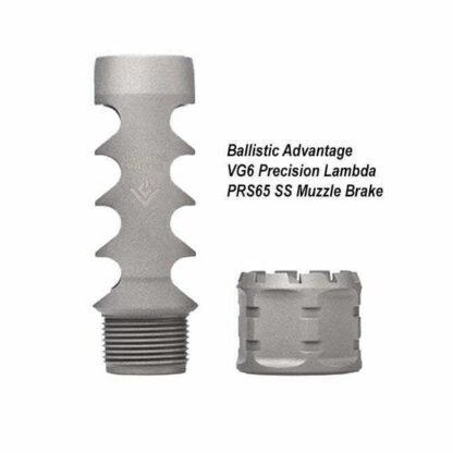 Ballistic Advantage VG6 Precision Lambda PRS65 SS Muzzle Brake, BAMD100030, in Stock, for Sale