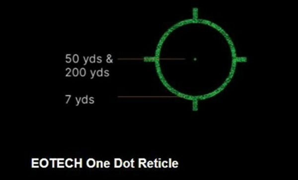 Eotech 68Moa 1Dot Green Reticle