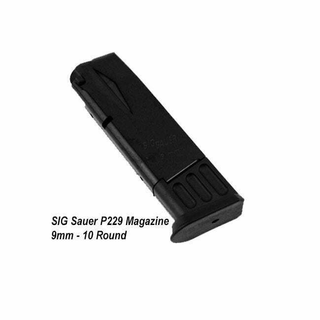 SIG Sauer P229 Magazine, 9mm, Sig MAG-229-9-10, Sig 798681415465, For Sale, in Stock, on Sale