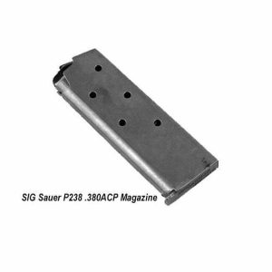 SIG Sauer P238 .380ACP Magazine, 6 Round, Sig MAG-238-380-6, Sig 798681415250, for Sale, in Stock, on Sale