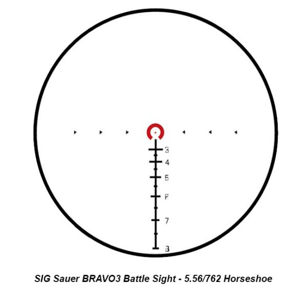 Sig Sauer 5.56/762 Horseshoe Reticle