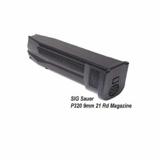 SIG Sauer P320 9mm 21 Rd Magazine, Black, MAG-MOD-F-9-21, 798681555253, in Stock, on Sale