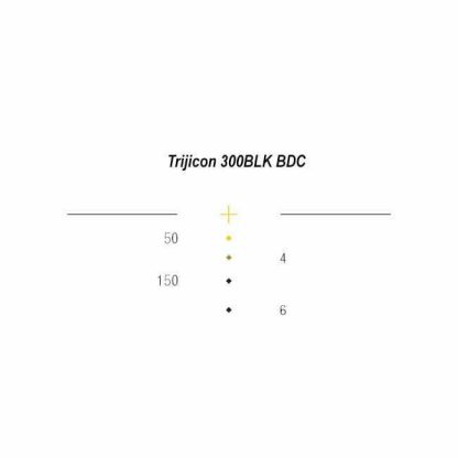 Trijicon 300 BLK BDC Reticle