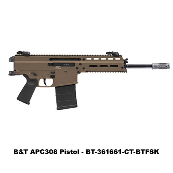 B&Amp;T Apc308, Pistol, B&Amp;T Apc 308 Pistol, B&Amp;T Folding Stock Knuckle, Coyote Tan, Bt361661Ctmbtfsk, B&Amp;T For Sale, In Stock, On Sale