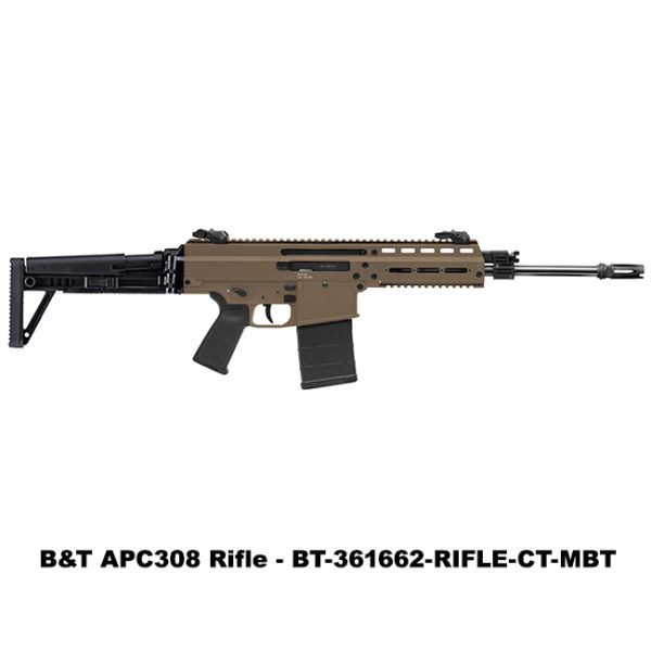 B&Amp;T Apc308, Rifle, B&Amp;T Apc 308 Rifle, Bt361662Riflectmbt, Mbt Stock, Coyote Tan, B&Amp;T For Sale, In Stock, On Sale