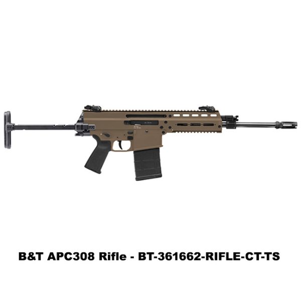 B&Amp;T Apc308, Rifle, B&Amp;T Apc 308 Rifle, Bt361662Riflectts, Tele Stock, Coyote Tan, B&Amp;T For Sale, In Stock, On Sale