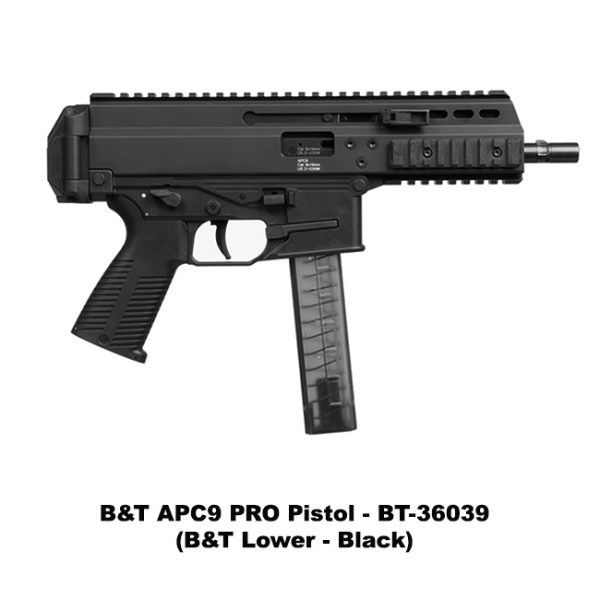 B&Amp;T Apc9 Pro, B&Amp;T Apc9, Pistol, B&Amp;T Lower, Black, Bt36039, B&Amp;T 840225705492, For Sale, In Stock, On Sale
