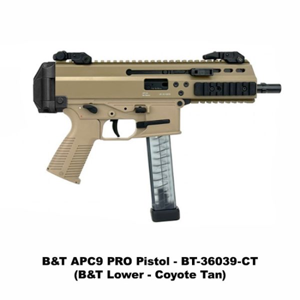 B&Amp;T Apc9 Pro, B&Amp;T Apc9, Pistol, B&Amp;T Lower, Coyote Tan, Bt36039Ct, B&Amp;T 840225705539, For Sale, In Stock, On Sale