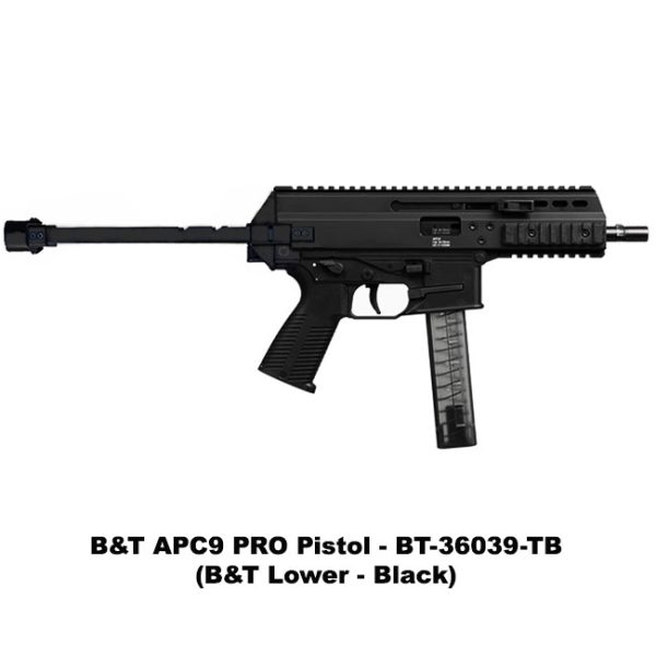 B&Amp;T Apc9 Pro, B&Amp;T Apc9, Pistol, B&Amp;T Lower, Black, Tele Brace, Bt36039Tb, For Sale, In Stock, On Sale