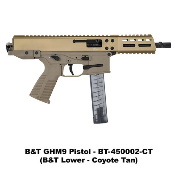 B&Amp;T Ghm9, B&Amp;T Ghm9 Pistol, Coyote Tan, Bt450002Ct, B&Amp;T 840225708493, For Sale, In Stock, On Sale