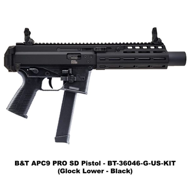 B&Amp;T Apc9 Pro Sd, B&Amp;T Apc9 Sd, Pistol, B&Amp;T Lower, Black, Bt36046Guskit, B&Amp;T 840225713190, For Sale, In Stock, On Sale